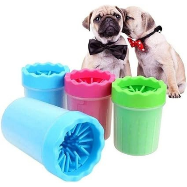 Limpador de Pata de Cachorros Portátil (Cores Variadas)