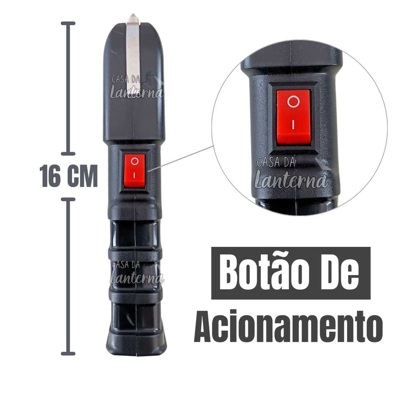 Máquina de Choque Taser 928 Type C/ Lanterna Led