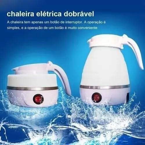 Chaleira Elétrica Dobrável Bivolt