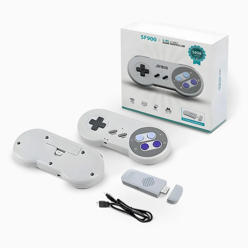 Mini Console Retrô Game Stick Clássico 4700 jogos 2 Controles  HD SF900