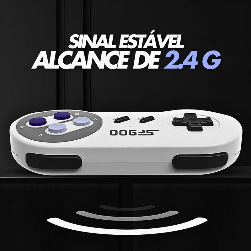 Mini Console Retrô Game Stick Clássico 4700 jogos 2 Controles  HD SF900