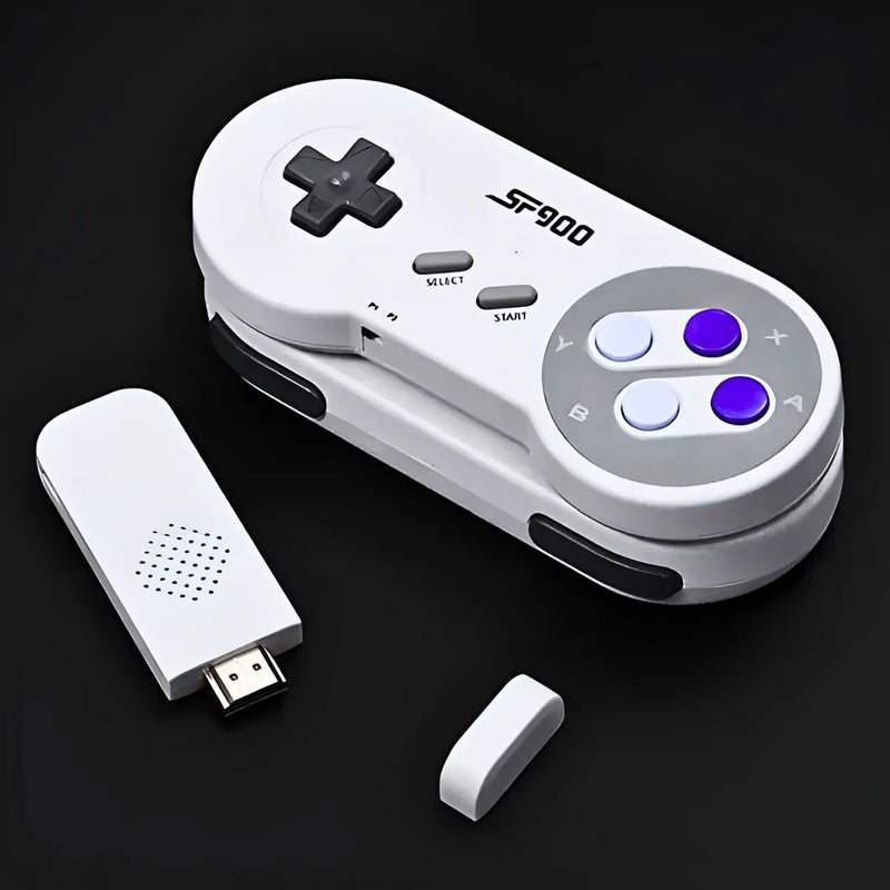 Mini Console Retrô Game Stick Clássico 4700 jogos 2 Controles  HD SF900