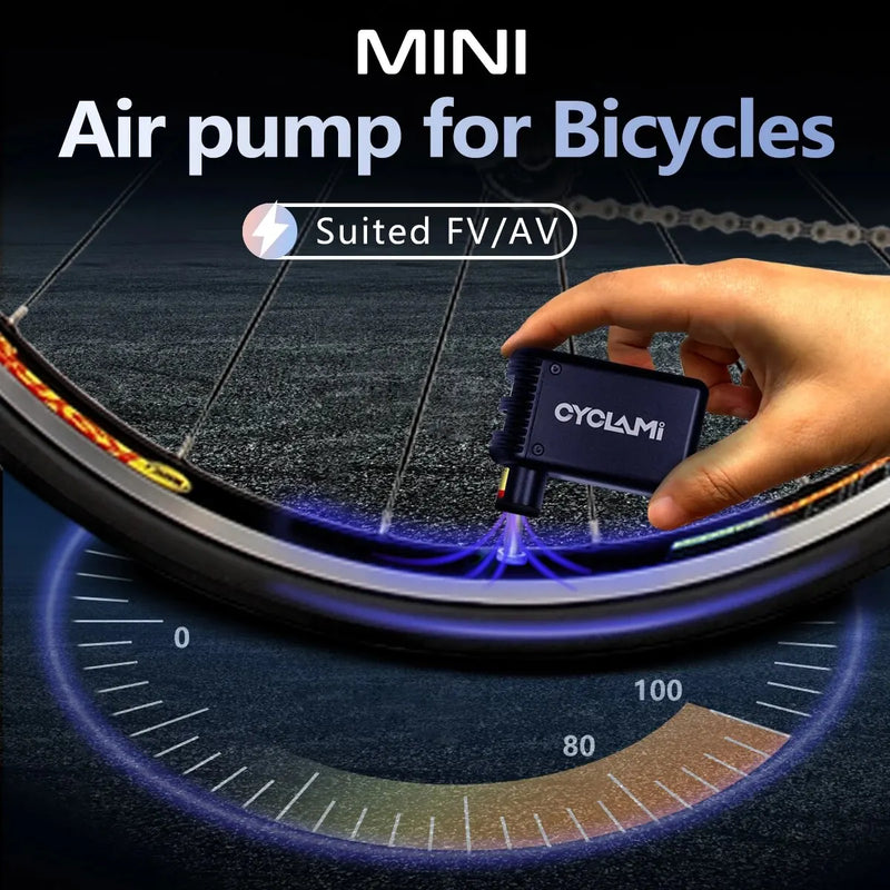 Mini Compressor Portátil Elétrico Bicicleta e Motos Air Pump