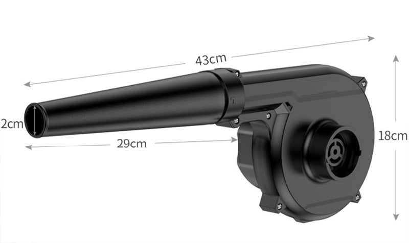 Adaptador Soprador e Aspirador para Esmerilhadeira e Serra Blower Vacuum Cleaner 2 em 1