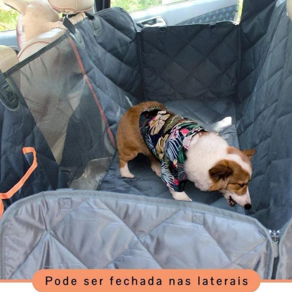 Capa Protetora Impermeável Banco Traseiro Pet Cães Gatos